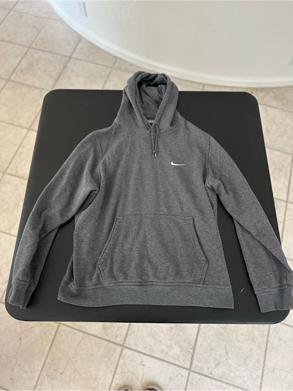 Nike Men's Dark Gray Pullover Hoodie Sweatshirt Mens Large